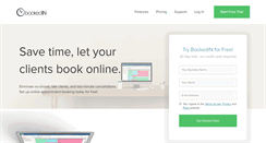 Desktop Screenshot of bookedin.com